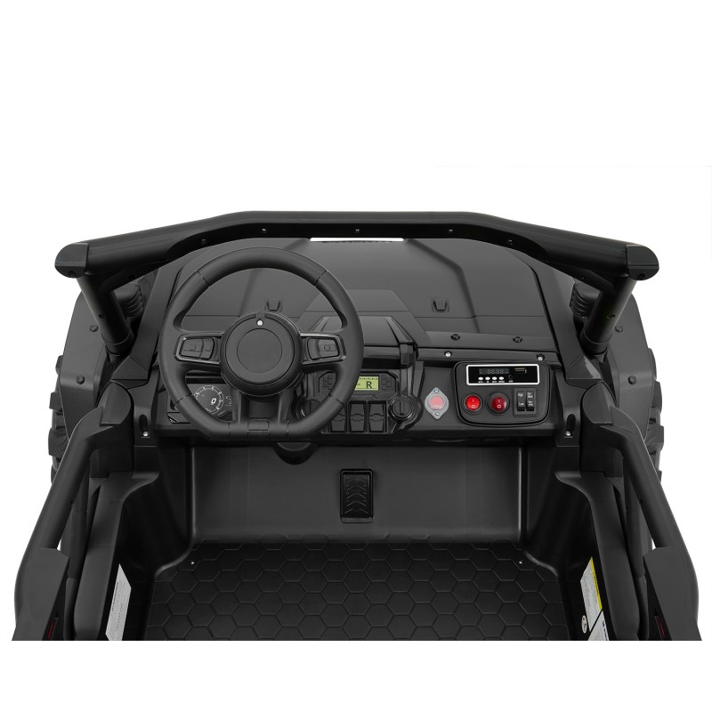 Kikkaboo Επαναφορτιζόμενο αυτοκινητάκι Licensed Honda Μαύρο + μπαταρία 24V/9AH