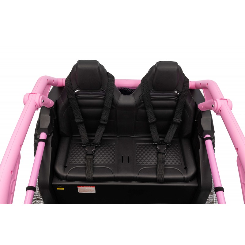 Kikkaboo Επαναφορτιζόμενο αυτοκινητάκι Candy Buggy Ροζ + μπαταρία 12V/10AH