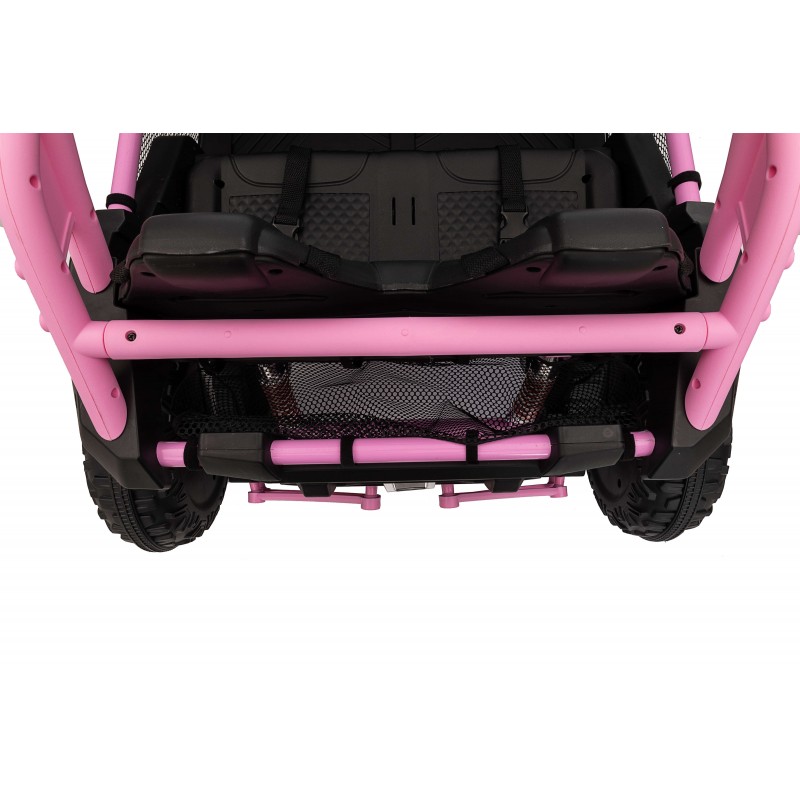 Kikkaboo Επαναφορτιζόμενο αυτοκινητάκι Candy Buggy Ροζ + μπαταρία 12V/10AH