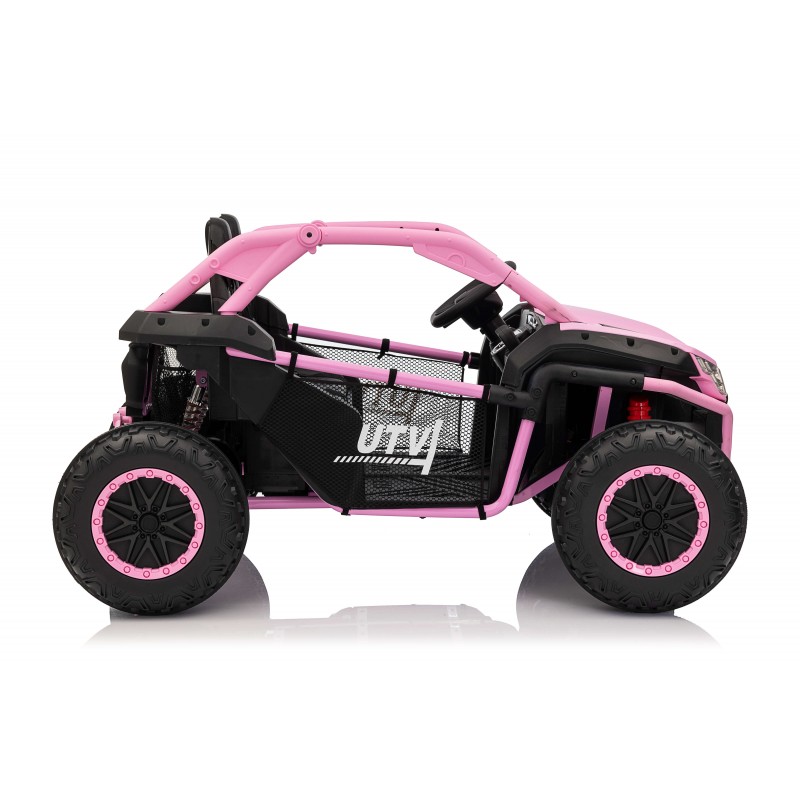 Kikkaboo Επαναφορτιζόμενο αυτοκινητάκι Candy Buggy Ροζ + μπαταρία 12V/10AH