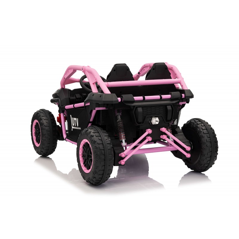 Kikkaboo Επαναφορτιζόμενο αυτοκινητάκι Candy Buggy Ροζ + μπαταρία 12V/10AH