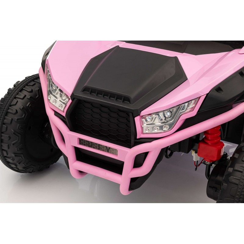 Kikkaboo Επαναφορτιζόμενο αυτοκινητάκι Candy Buggy Ροζ + μπαταρία 12V/10AH