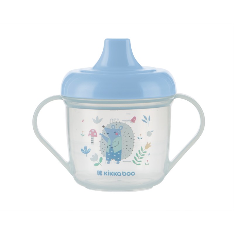 Kikkaboo Εκπαιδευτικό κύπελλο PP με στόμιο 150ml Forest Party Μπλε