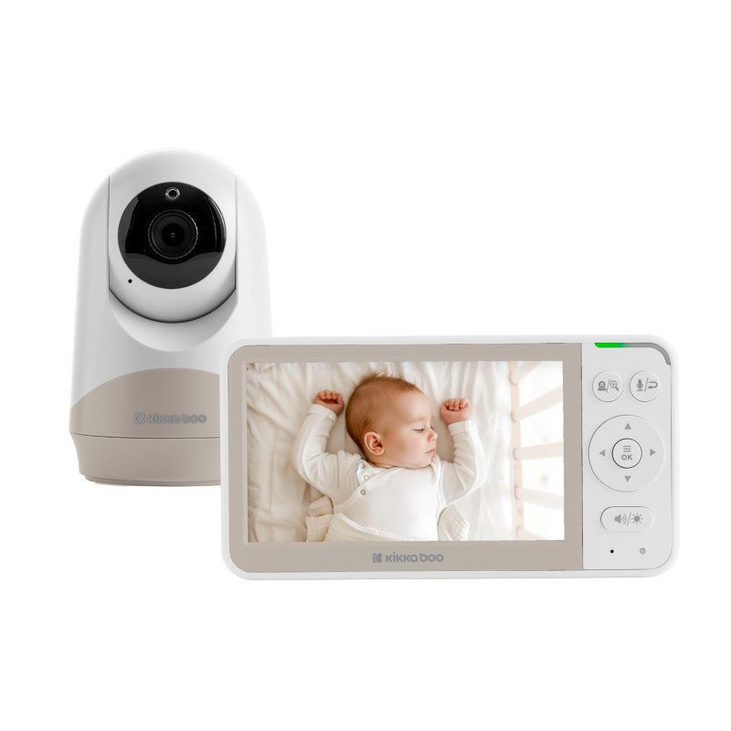 Kikkaboo Video baby monitor 5'' Rhen Beige