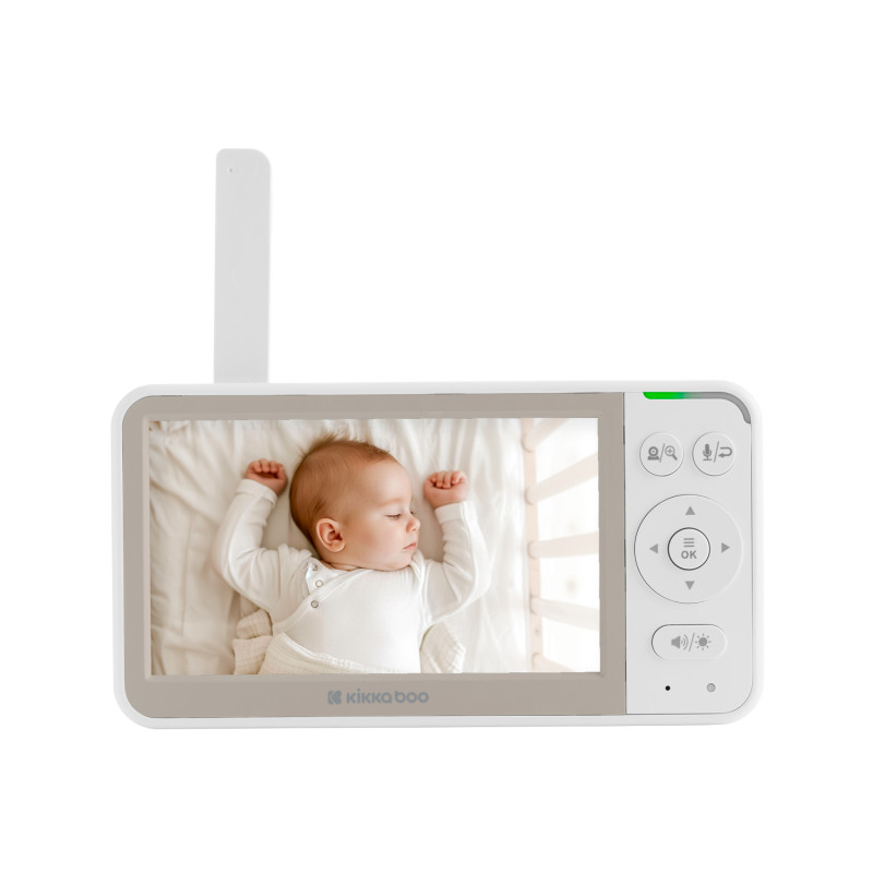 Kikkaboo Video baby monitor 5'' Rhen Beige