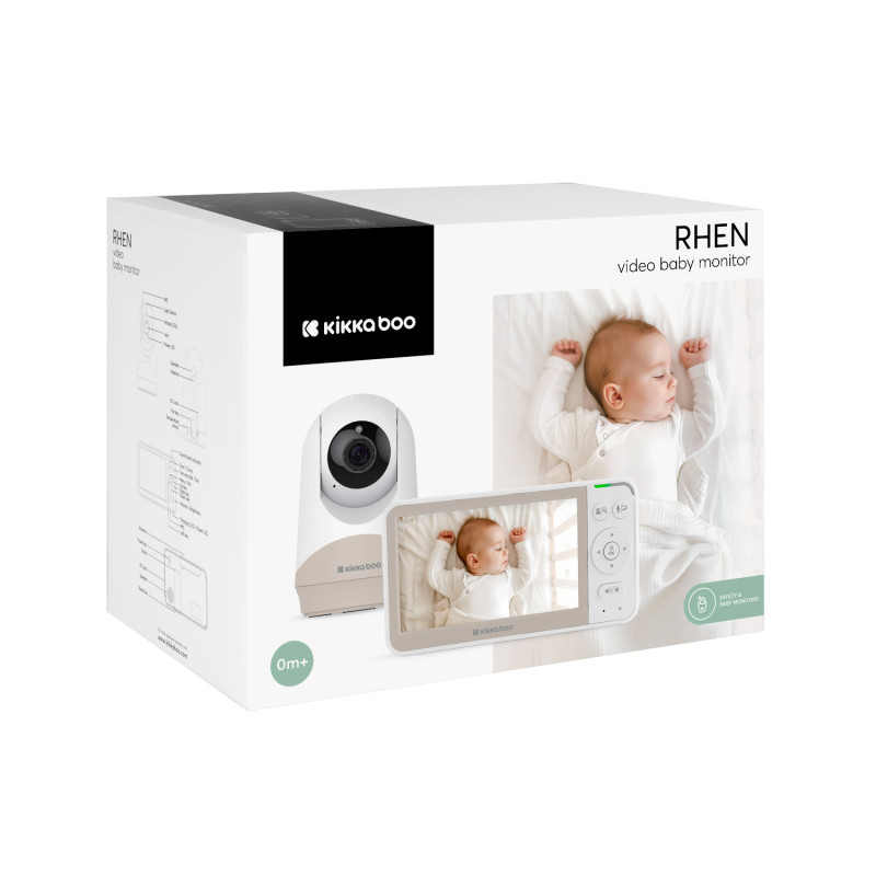 Kikkaboo Video baby monitor 5'' Rhen Beige