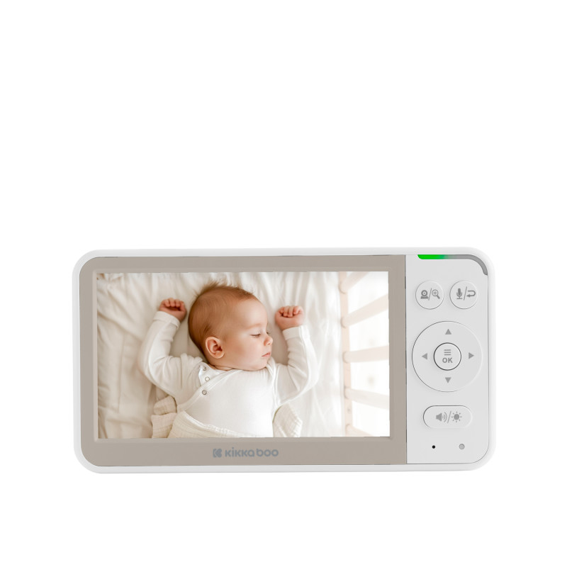 Kikkaboo Video baby monitor 5'' Rhen Beige