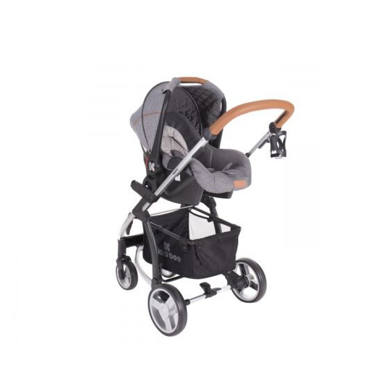 Kikkaboo Σύστημα Μετακίνησης 3 σε 1 Madrid Grey Melange