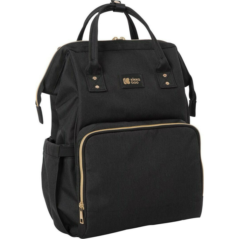 KikkaBoo Mama Bag Τσάντα αλλαξιέρα Siena Black & Gold
