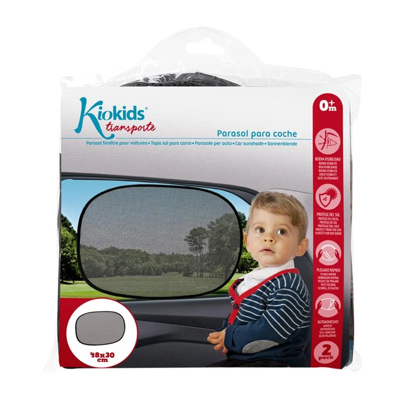 Kiokids Σετ Ηλιοπροστασία Αυτοκινήτου Black 48x30