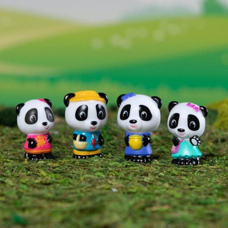 Klorofil Οικογένεια Panda 4 τεμ (Bao, Jian, Tam, Poppy)