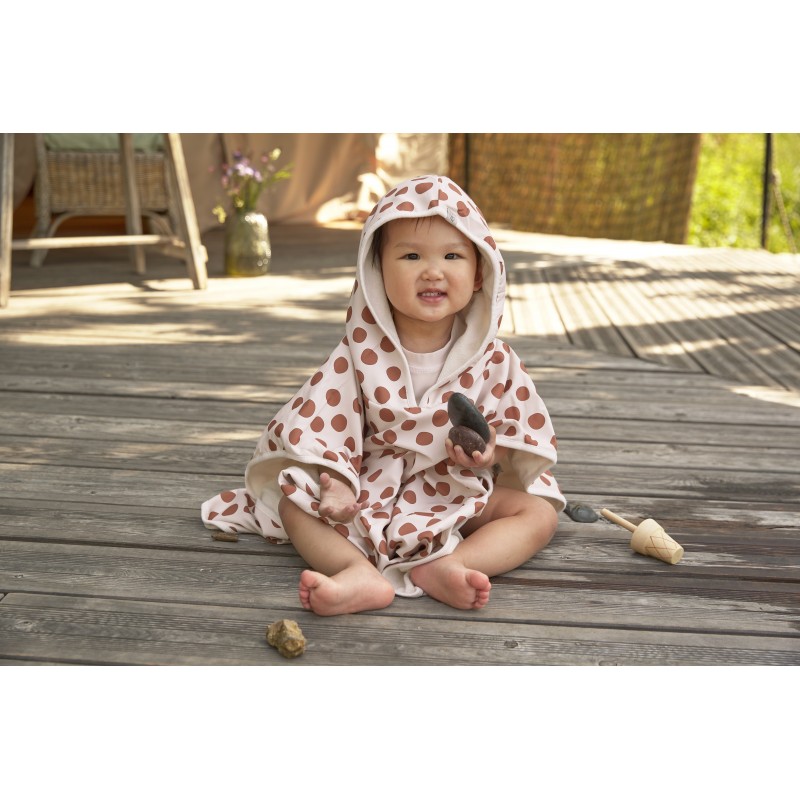 Lassig παιδικό αντηλιακό καπέλο με γείσο και προστασία λαιμού dots powder pink