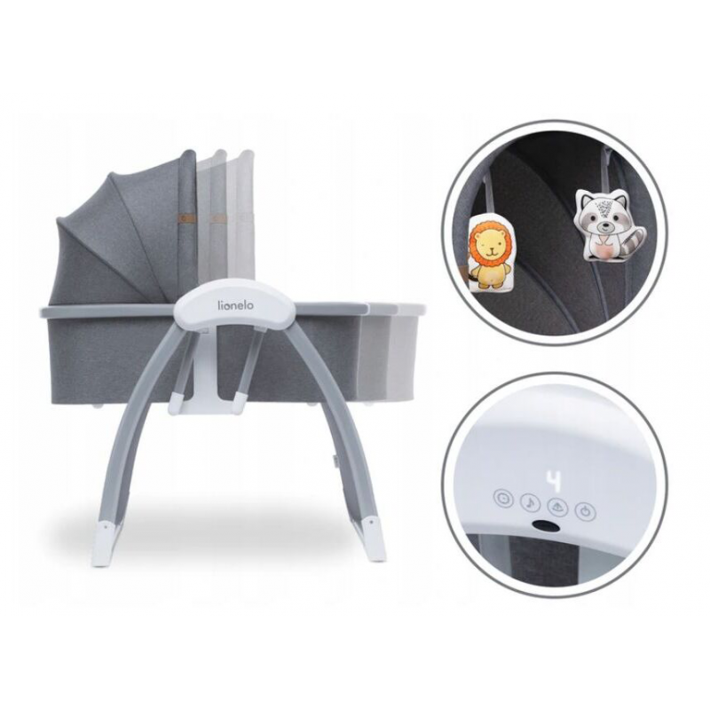Lionelo Figgy Ηλεκτρική καλαθούνα & λίκνο 2 σε 1