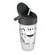 Lovi My Straw Κύπελλο με Καλαμάκι Σιλικόνης Salt&Pepper Active 350ml 14m+