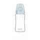 Lovi Diamond Γυάλινο Μπιμπερό με Θηλή Σιλικόνης Botanic 250ml 3m+