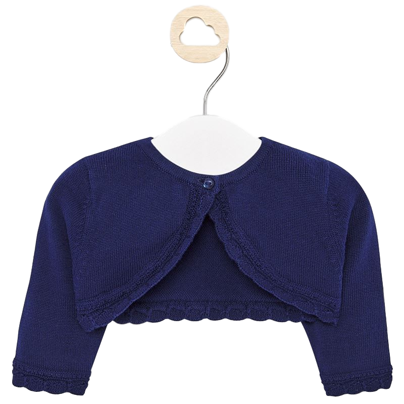 Mayoral Πλεκτή Ζακέτα-Μπολερό Navy Blue 20-00318-011