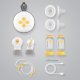 Medela Swing Μaxi 2-Phase Expression Διπλό Ηλεκτρικό Θήλαστρο με Επαναφορτιζόμενη Μπαταρία