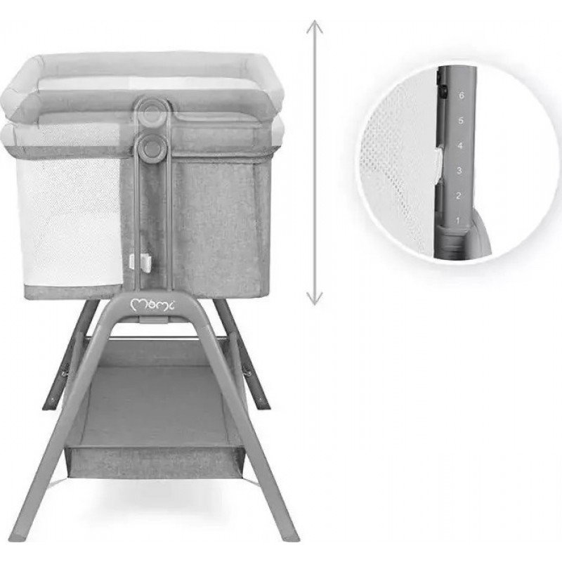 MOMI "FIBI" ΛΙΚΝΟ ΣΥΓΚΟΙΜΗΣΗΣ 4 ΣΕ 1 GREY  5900495887870