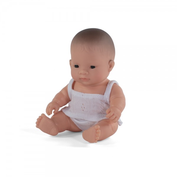 Miniland κούκλα Asian girl 21 cm με εσώρουχα
