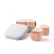 Miniware Des.14 Δοχείο φαγητού Inox Καραμέλα 15x15cm με 2 αποθηκευτικά δοχεία σιλικόνης