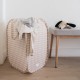 3Sprouts Καλάθι για τα άπλυτα, Gingham beige