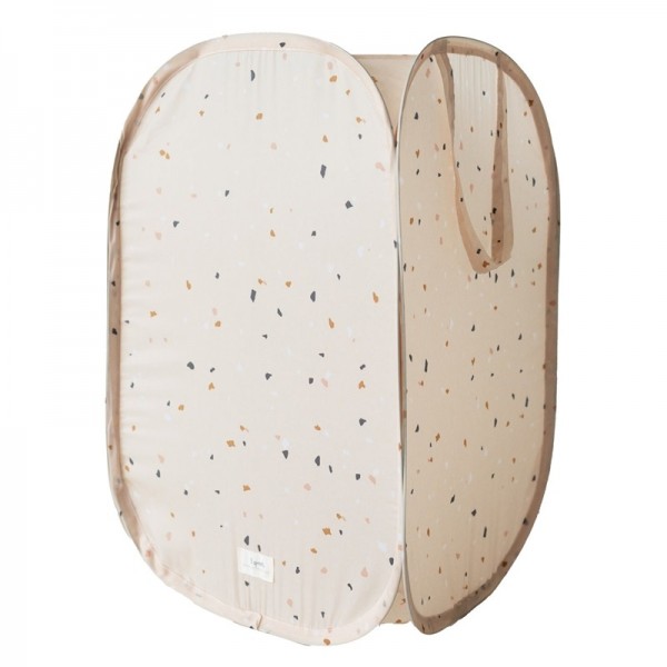 3Sprouts Καλάθι για τα άπλυτα, Terrazzo beige