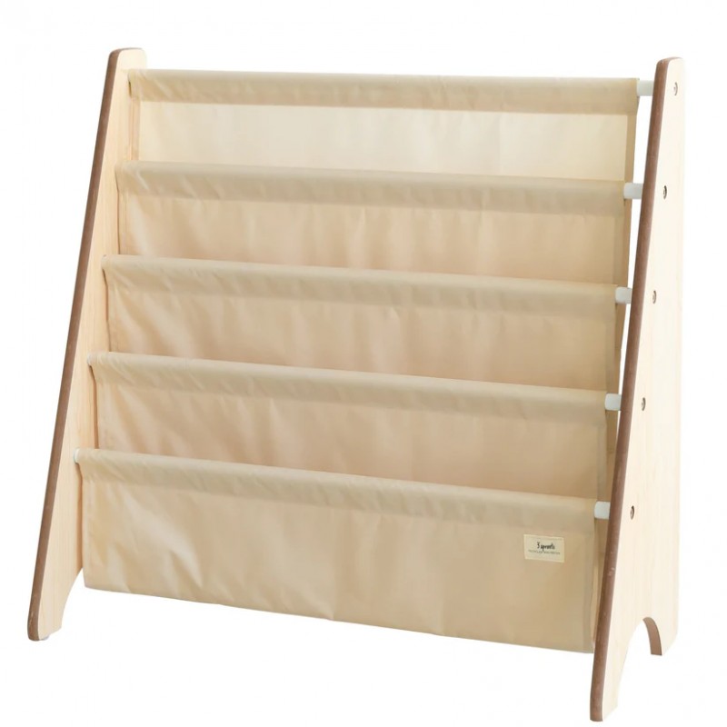 3Sprouts Βιβλιοθήκη από ανακυκλωμένο ύφασμα, Beige