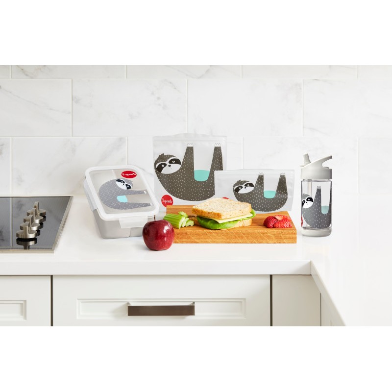 3Sprouts Θήκες για σάντουιτς επαναχρησιμοποιούμενες, Sloth