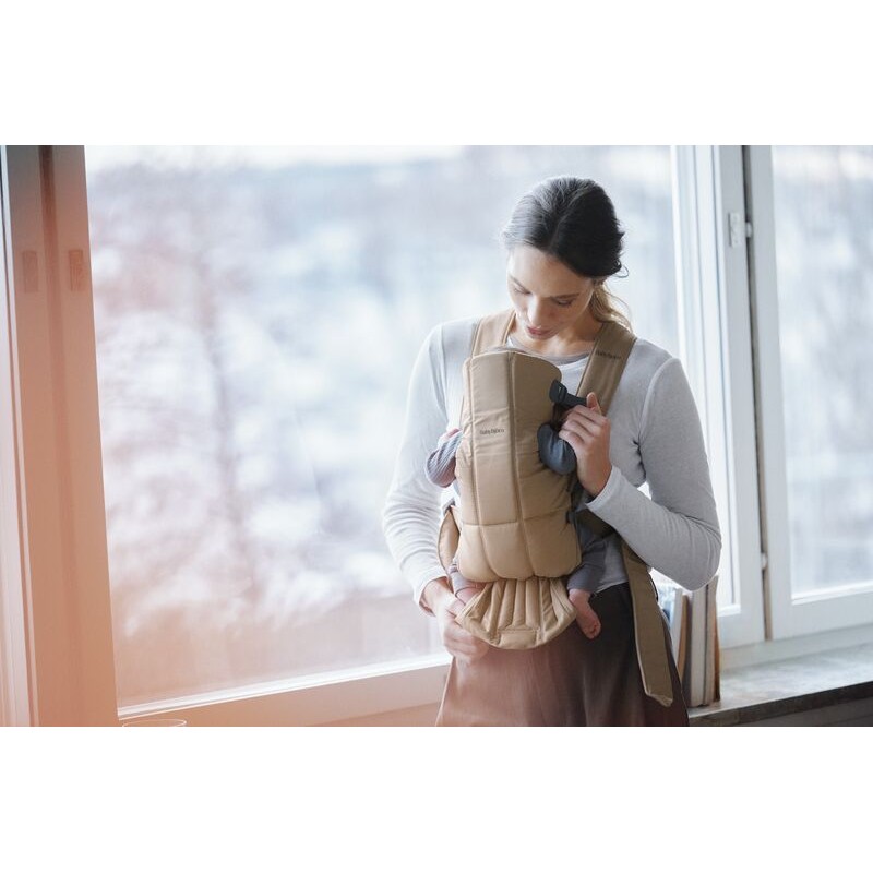 BabyBjorn Μάρσιπος Mini Woven, Beige