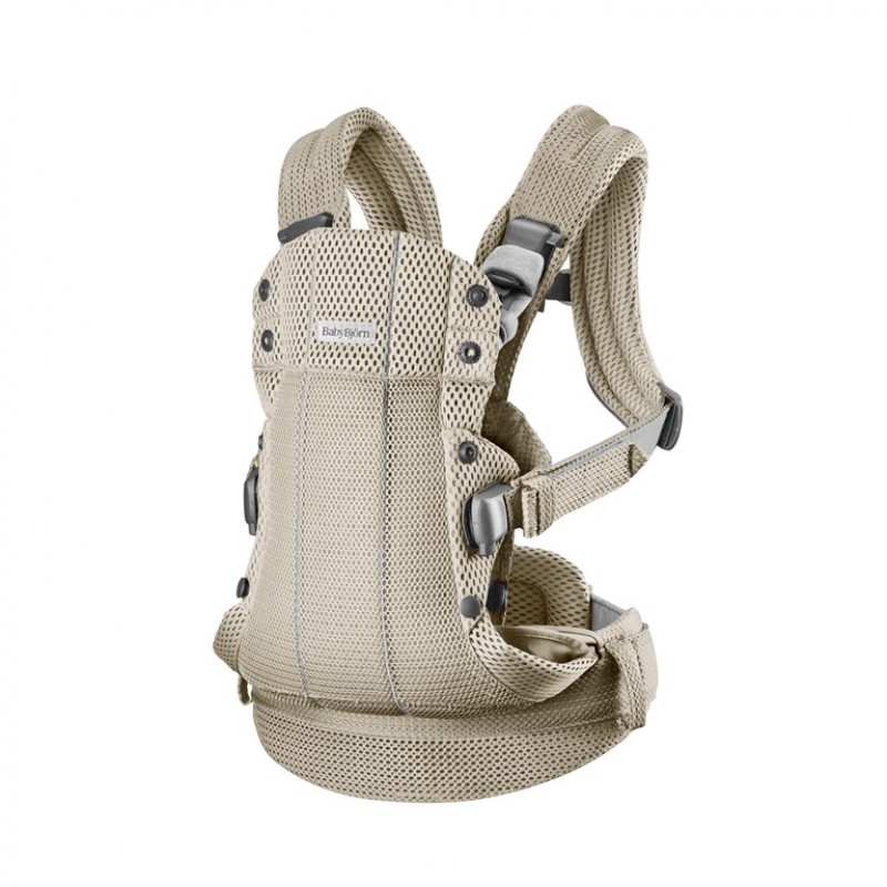 BabyBjorn Μάρσιπος Harmony, Mesh, Grey Beige