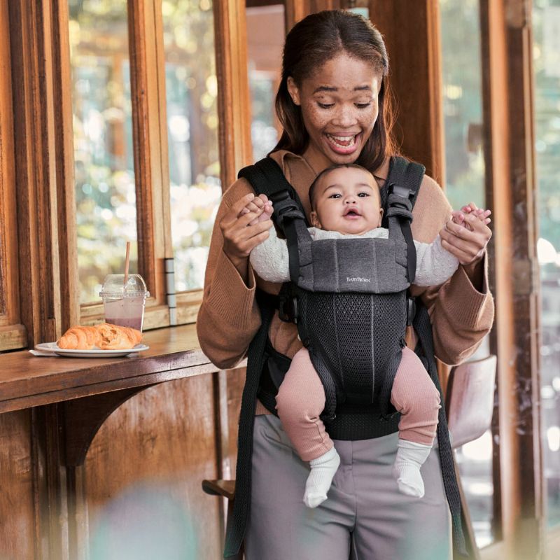 BabyBjorn Μάρσιπος Harmony, Mesh, Black