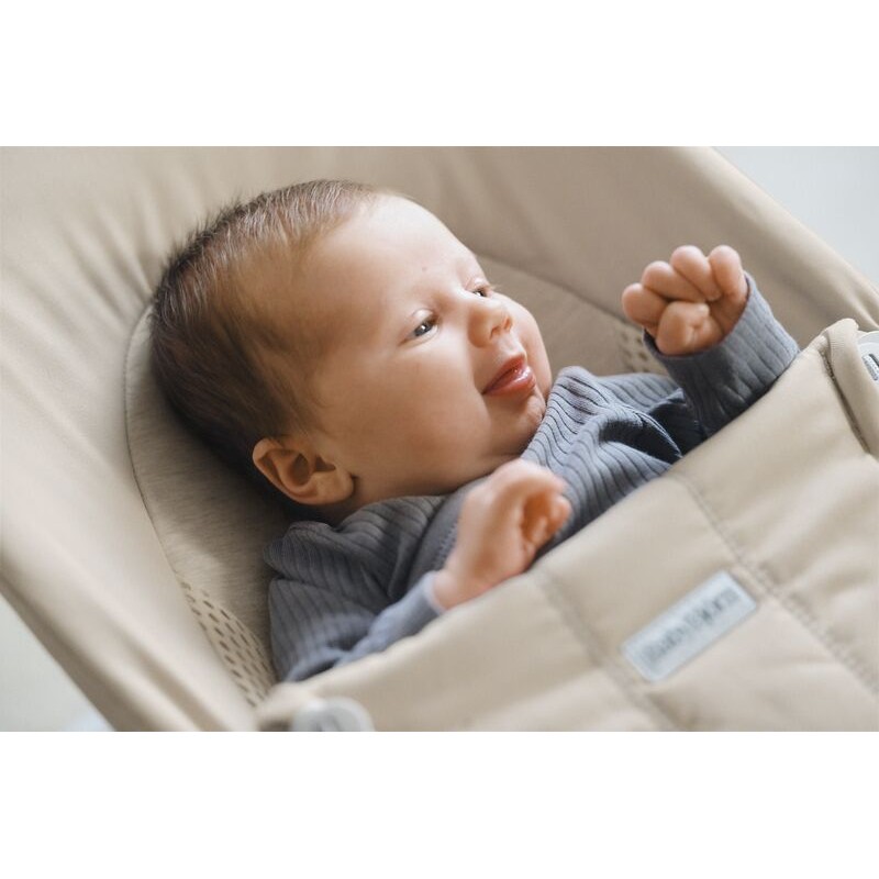 BabyBjorn Ριλάξ Balance Soft, Tri Fabric, Light Beige