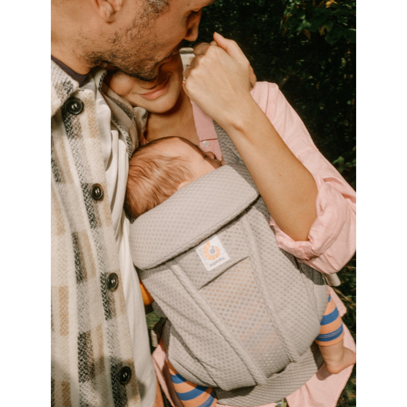 Ergobaby βρεφικός μάρσιπος Omni Deluxe Mesh Pearl Grey