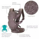 Infantino Flip 4-in-1 Μάρσιπος 4 Θέσεων Leopard μαύρος