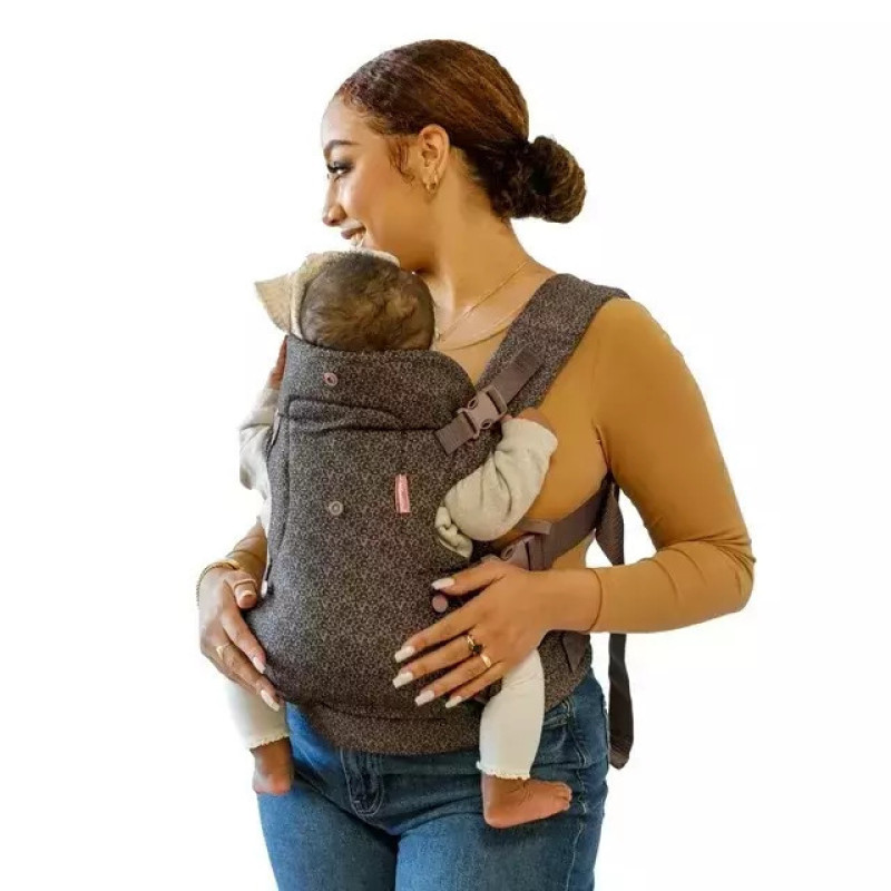 Infantino Flip 4-in-1 Μάρσιπος 4 Θέσεων Leopard μαύρος