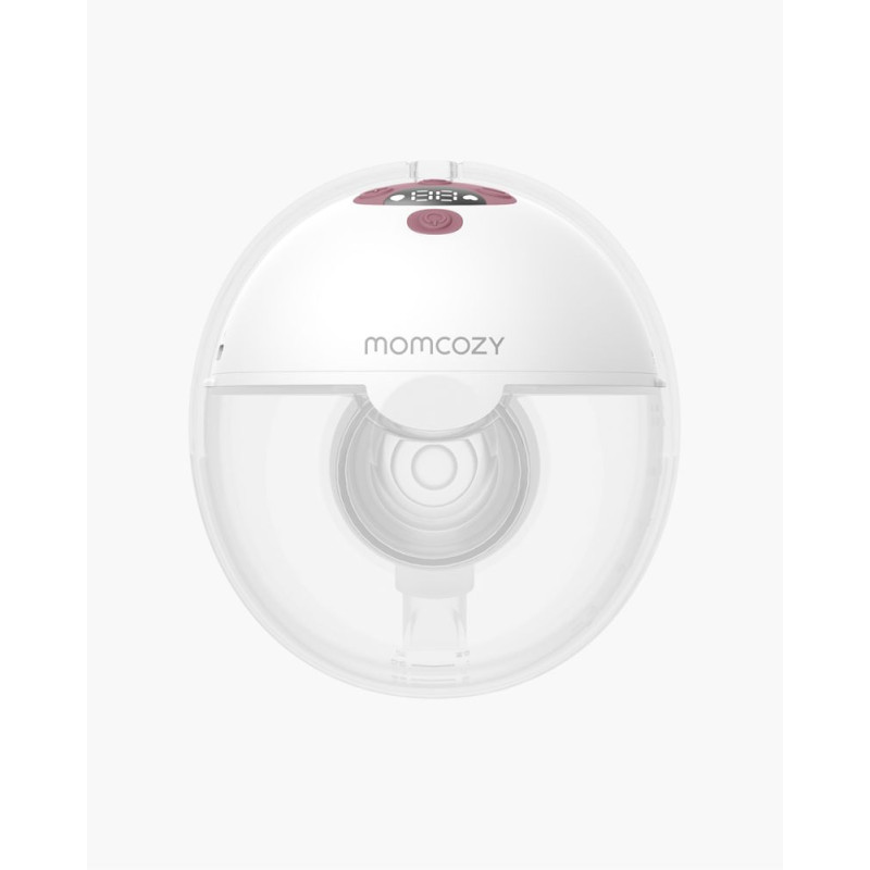 Momcozy M5 Smart Φορετό Ηλεκτρικό Θήλαστρο με App Control μονό Red 