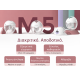 Momcozy M5 Smart Διπλό Φορετό Θήλαστρο με App Control – Red.