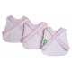 Mother Touch Basic Bibs Pink Σαλιάρες με Τιράντες 3τμχ