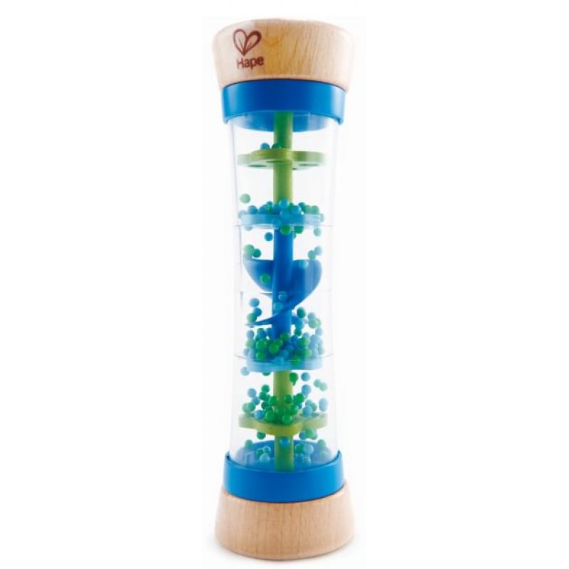 Hape Early Melodies Ξύλινο Beaded Raindrops Blue 