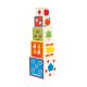 Hape Early Explorer Ξύλινη Πυραμίδα Με Κύβους Pyramid Of Play