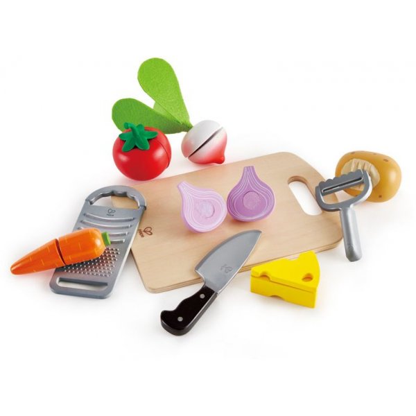 Hape Playfully Delicious Ξύλινα Τρόφιμα-Τα Υλικά Μαγειρικής Του Σεφ