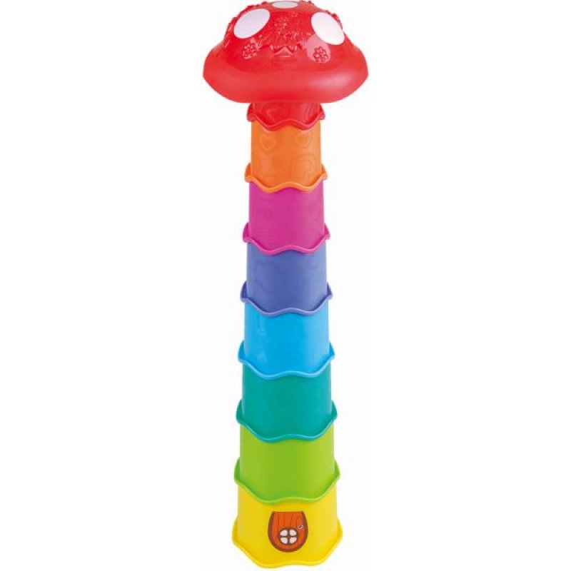 Playgo Παιχνίδι Στοίβαξης Mushroom Learning Tower