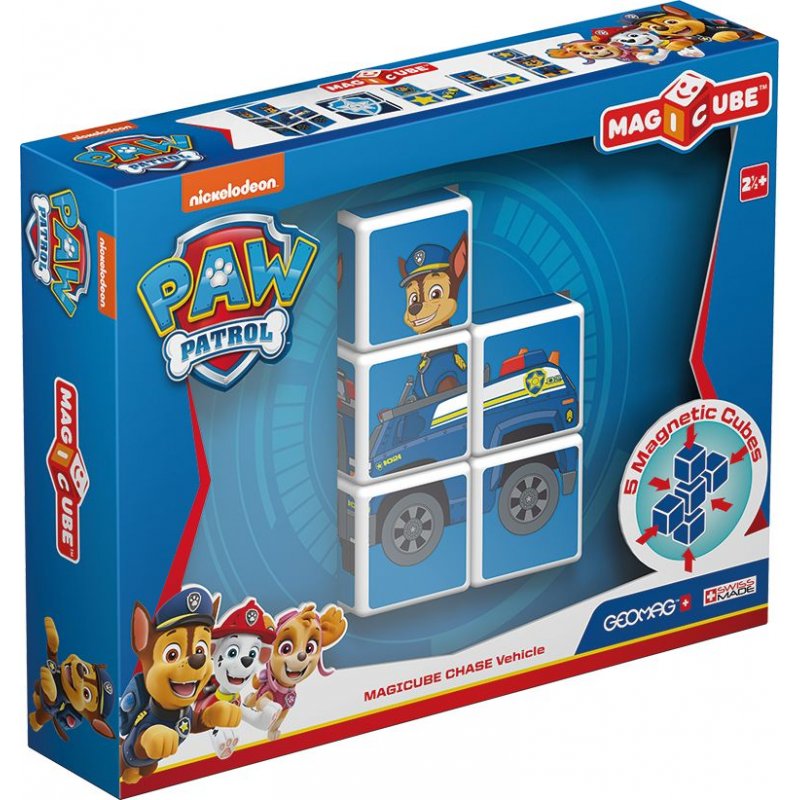 Geomag Magicube Μαγνητικοί Κύβοι Paw Patrol Chase Vehicle