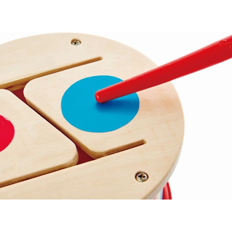 Hape Early Melodies Ξύλινο Τύμπανο Double-Sided Drum E0608
