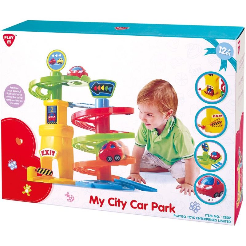 Playgo Σταθμός Αυτοκινήτων I & T My City Car Park