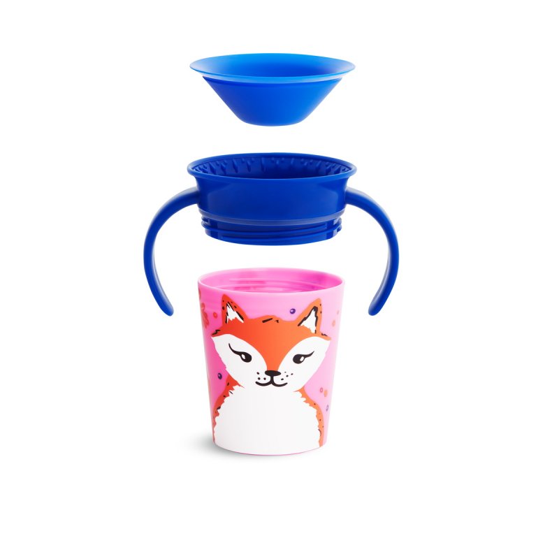 Munchkin Εκπαιδευτικό Κύπελλο Miracle 360° WildLife Fox 177ml 6m+