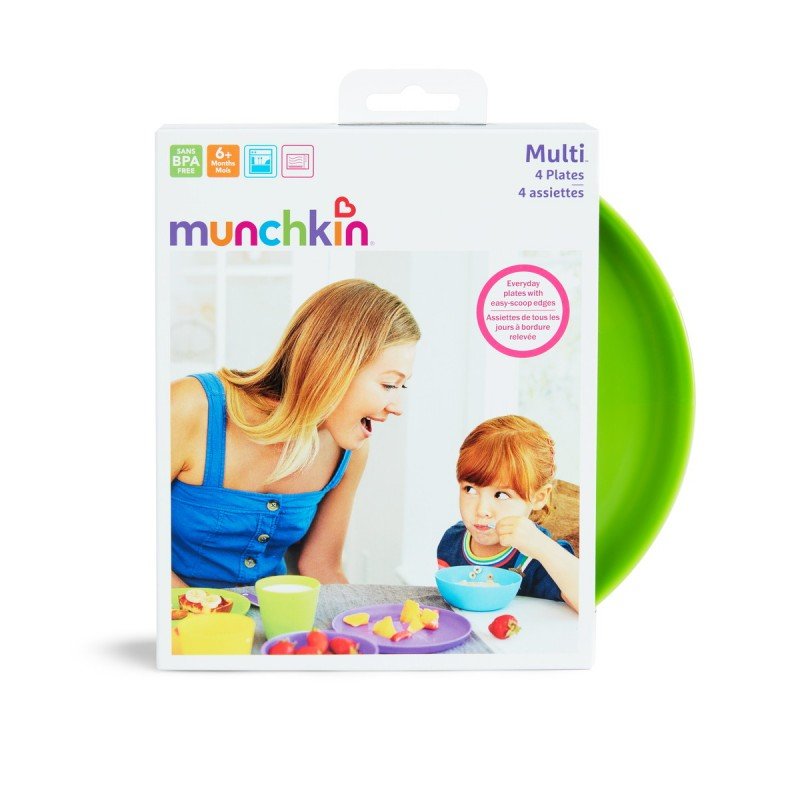 Munchkin 4PK Modern Multi Plates 