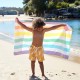 Dock & Bay: Παιδική πετσέτα θαλάσσης  - Unicorn Waves Microfiber (Μικροϊνες) 130x70 εκ