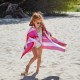 Dock & Bay: Παιδική πετσέτα θαλάσσης  - Flamboyant Flamingos Microfiber (Μικροϊνες) 130x70 εκ