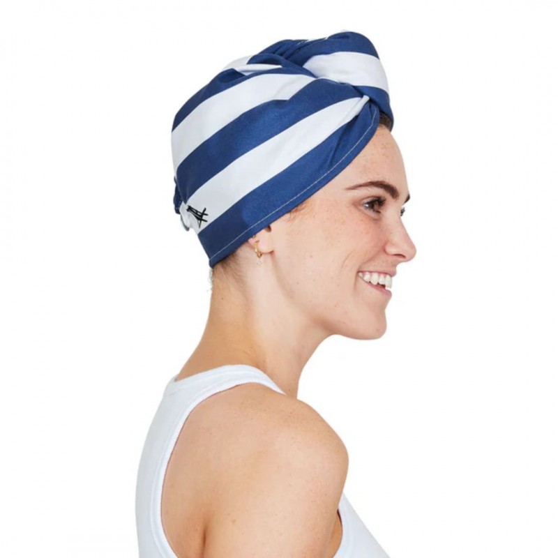 Dock & Bay Πετσέτα μαλλιών - Τουρμπάνι Hair Wrap - Whitsunday Blue (Νέα συσκευασία)